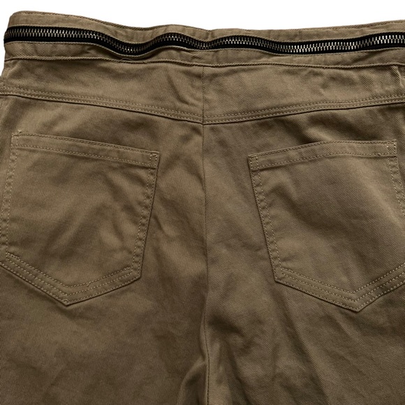 Zara SRPLS Pants Mens Size 32 Limited Edition Wide Leg Stretch Beige - Picture 5 of 7